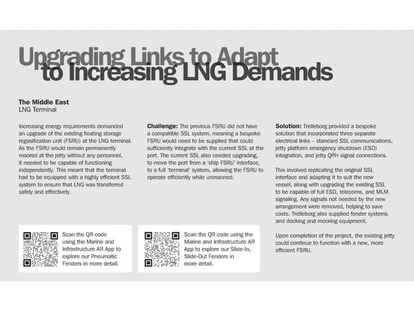LNG Case Study Brochure | Trelleborg - Page 22